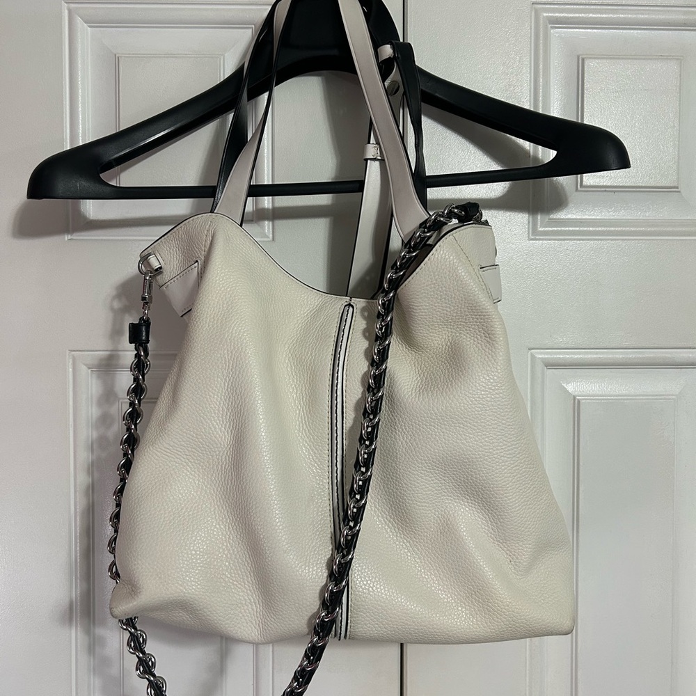 Michael Kors White Leather  Bag